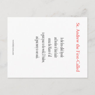 セントアンドリュー祈りの言葉カード ポストカード