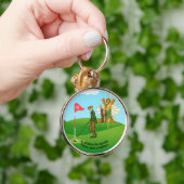 セントアンドリュー選手とダッパー選手の男性ゴルファー キーホルダー (手)