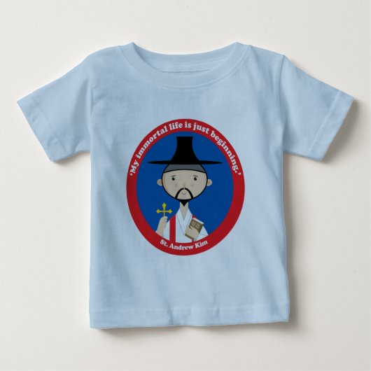 セントアンドリュー・キム ベビーTシャツ (正面)