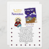 セントアンドリュー・ノヴェナ・カード 招待状 (正面/裏面)