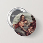 セントアンナを持つヴァージンそして子供 缶バッジ (正面&裏面)
