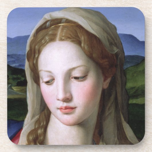 セントアンナを持つ神聖な家族および幼児聖ヨハネ コースター (正面)