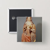 セントアンナ、ヴァージンおよび子供、 缶バッジ (正面&裏面)