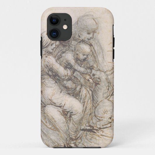セントアンナ、c.1501-10を持つヴァージンそして子供(ペン Case-Mate iPhoneケース (裏面)