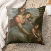 セントアンナ、c.1510を持つヴァージンそして子供 クッション (ブランケット)