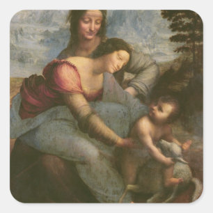 セントアンナ、c.1510を持つヴァージンそして子供 スクエアシール