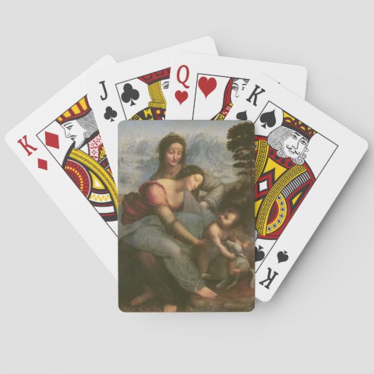 セントアンナ、c.1510を持つヴァージンそして子供 トランプ (裏面)