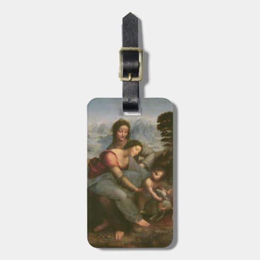 セントアンナ、c.1510を持つヴァージンそして子供 ラゲッジタグ (正面縦)