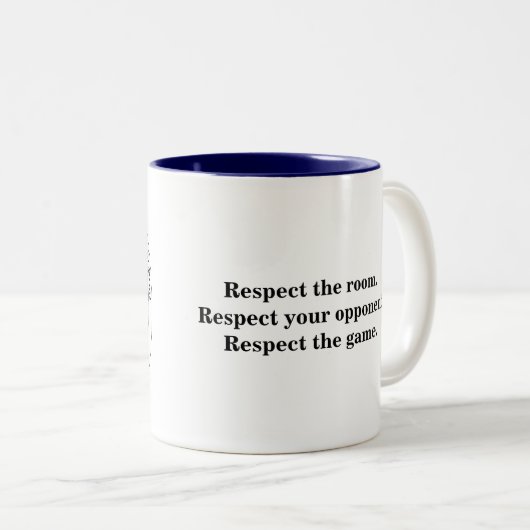 セントアーズチェスクラブコーヒーマグ ツートーンマグカップ (正面右)