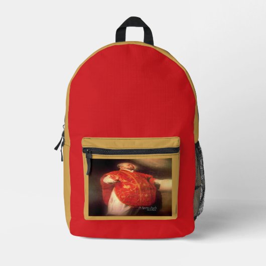 セントイグネイシャス・ロヨラ プリントバックパック (正面)