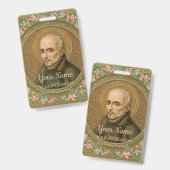 セントイグネイシャス・ロヨラ(BK 050)(スタイル3) バッジ (正面＆裏面)