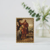 セントイシドールザ農家労働者宗教祈りの言葉 エンクロージャーカード (スタンド正面)