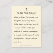 セントイシドールザ農家労働者宗教祈りの言葉 エンクロージャーカード (裏面)