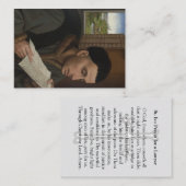 セントイパーソナライズされたボ弁護士の祈りの言葉カード ノートカード (正面/裏面)