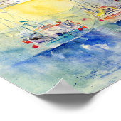 セントイヴコーンウォールUK ポスター (角)