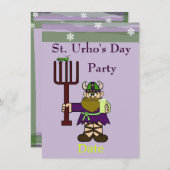 セントゥルホの日のパーティー招待状 with セントゥルホ 招待状 (正面/裏面)