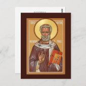 セントウィルフレッドオブヨーク祈りの言葉カード ポストカード (正面/裏面)