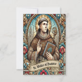 セントウォルターオブポントワーズサンイタリアン祈りの言葉カード (正面)