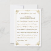 セントウォルターオブポントワーズサンイタリアン祈りの言葉カード (裏面)