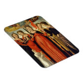 セントウルスラと4聖人(パネルのテンペラ) マグネット (右側)