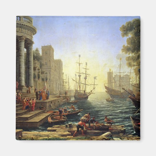 セントウルスラの上陸と海港 マグネット (正面)