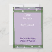 セントウルホとのセントウルホの日パーティの招待状 招待状 (裏面)