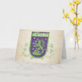 セントウルホコートオブアームズ – カード (黄色い花)