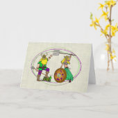 セントウルホ夫妻 カード (黄色い花)