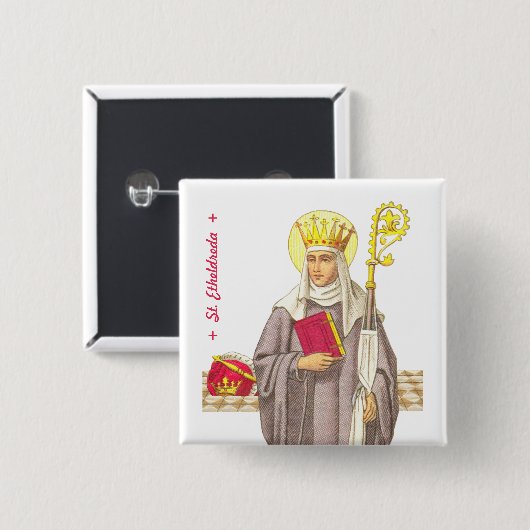 セントエセルドレダ（オードリー） (P 003)ボタン 缶バッジ (正面&裏面)