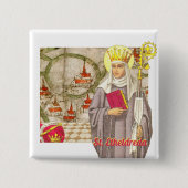 セントエセルドレダ(オードリー) (P 003)ボタン 缶バッジ (正面)