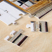 セントエルモコロラド幽霊タウン。クリスマスグリーティング ジグソーパズル (側面)