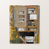 セントエルモコロラド幽霊タウン。クリスマスグリーティング ジグソーパズル (縦)