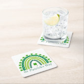 セントエレガント・パトリックの日パーティー スクエアペーパーコースター (インサイチュ)