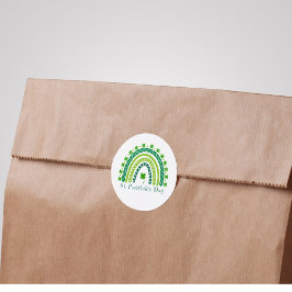 セントエレガント・パトリックの日パーティー ラウンドシール