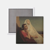 セントオーガスティンとその母セントモニカ, 1855 マグネット (正面/裏面)