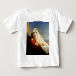 セントオーガスティンとセントモニカ ベビーTシャツ