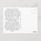 セントオーガスティンとセントモニカ ポストカード (裏面)