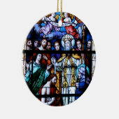 セントオーガスティンのステンドグラス セラミックオーナメント (右)