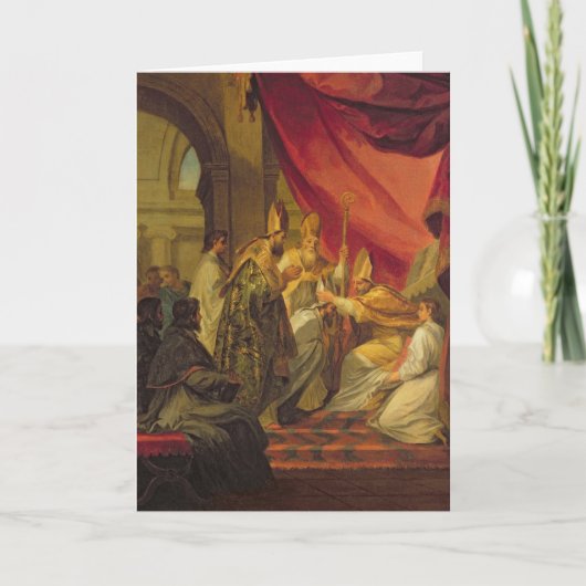 セントオーガスティンは司教として任命しました カード (正面)