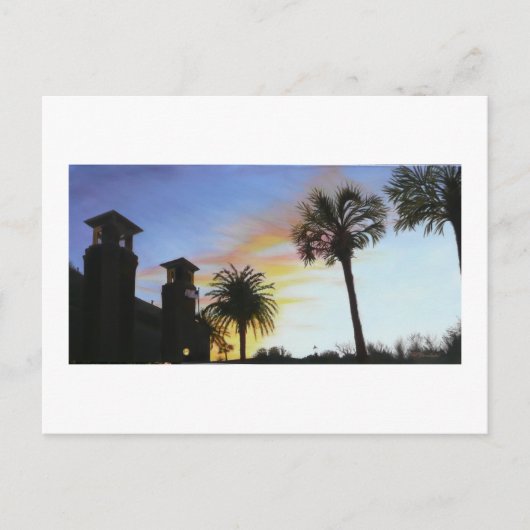 セントオーガスティンアットサンセット ポストカード (正面)
