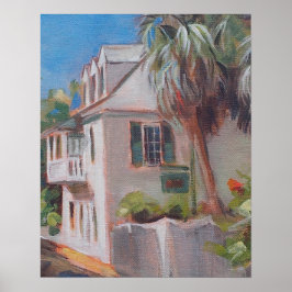 セントオーガスティンアビレス通りフロリダ ポスター
