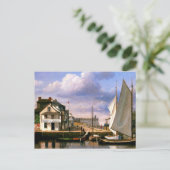 セントオーガスティンウォーターフロント絵を描ズ ポストカード (スタンド正面)