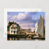 セントオーガスティンウォーターフロント絵を描ズ ポストカード (正面/裏面)