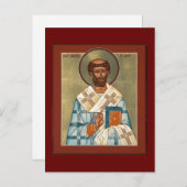 セントオーガスティンオブヒッポ祈りの言葉カード ポストカード (正面/裏面)