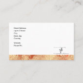 セントオーガスティンスケッチIロゴ標準カスタマイズ 名刺 (裏面)