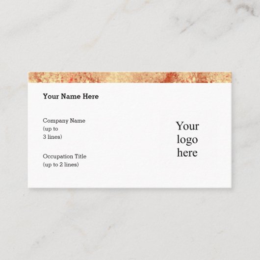 セントオーガスティンスケッチIロゴ標準カスタマイズ 名刺 (正面)