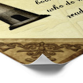 セントオーガスティントラベル引用文 – アートプリント ポスター (角)