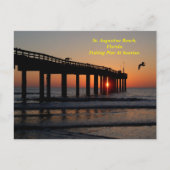 セントオーガスティンビーチ魚釣り桟橋 シーズンポストカード (正面)