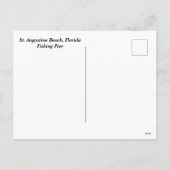 セントオーガスティンビーチ魚釣り桟橋 シーズンポストカード (裏面)