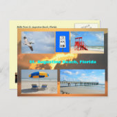 セントオーガスティンビーチ、フロリダはがき ポストカード (正面/裏面)